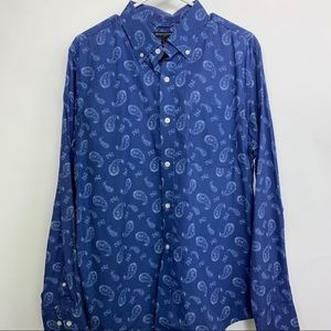 Banana Republic Bandana Print Button Shirt